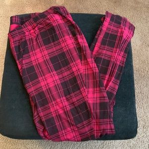 Torrid red plaid leggings 2x